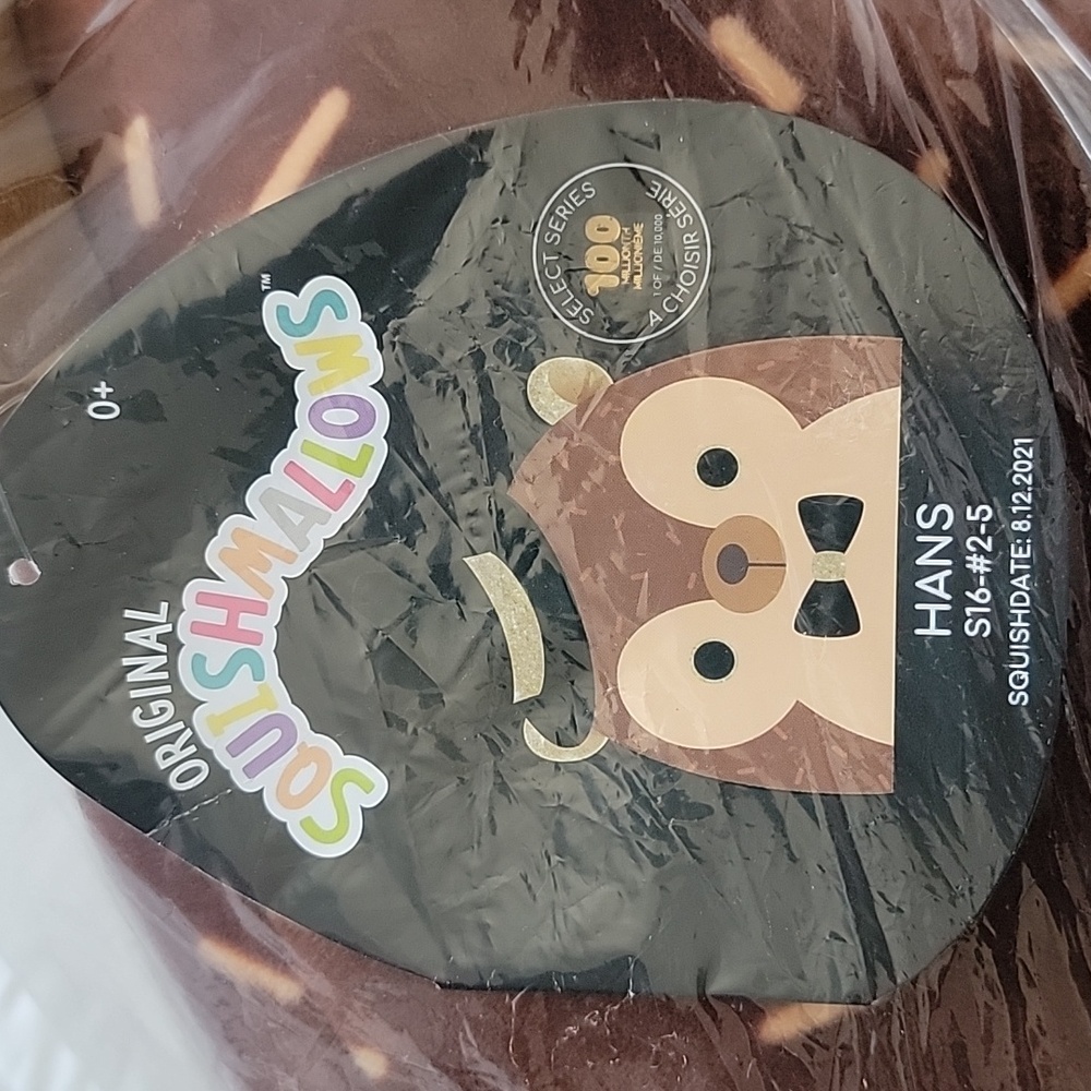 Original Squishmallows 16" Hans the Hedgehog Limited Edition Select Series